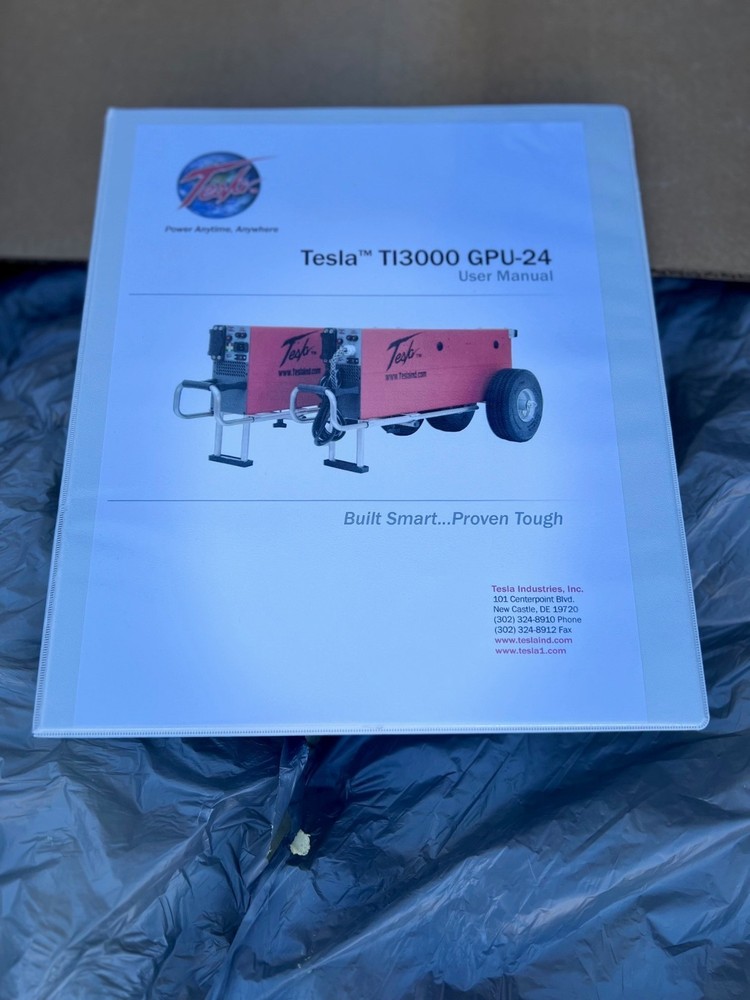 Tesla TI3000 GPU-24 | GROUND POWER UNIT | 2025 Teslaind