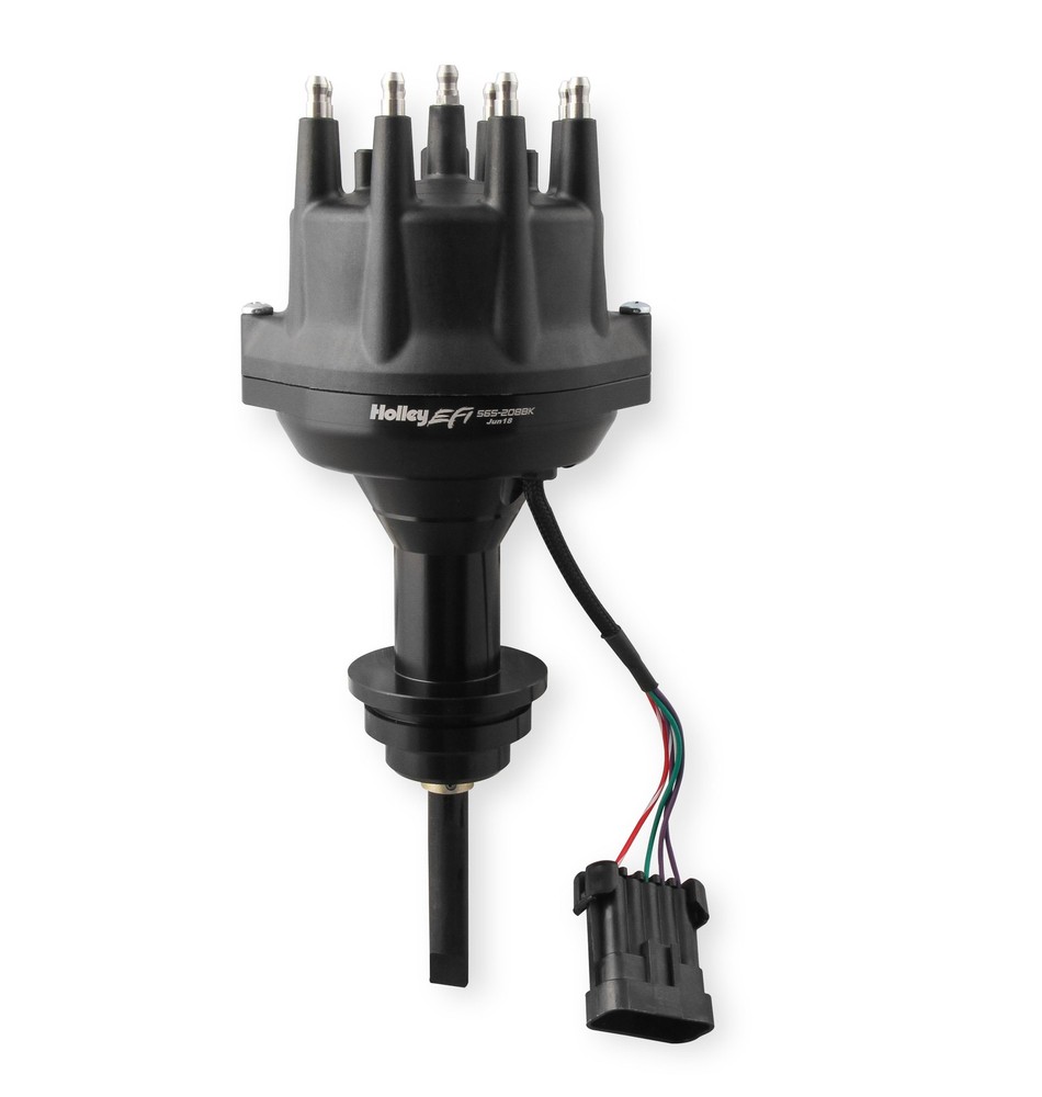 Holley EFI 565-208BK Dual Sync Distributor, Black