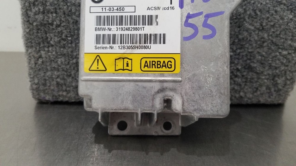 13 BMW M3 E93 CONVERTIBLE SRS CONTROL MODULE 65779248298