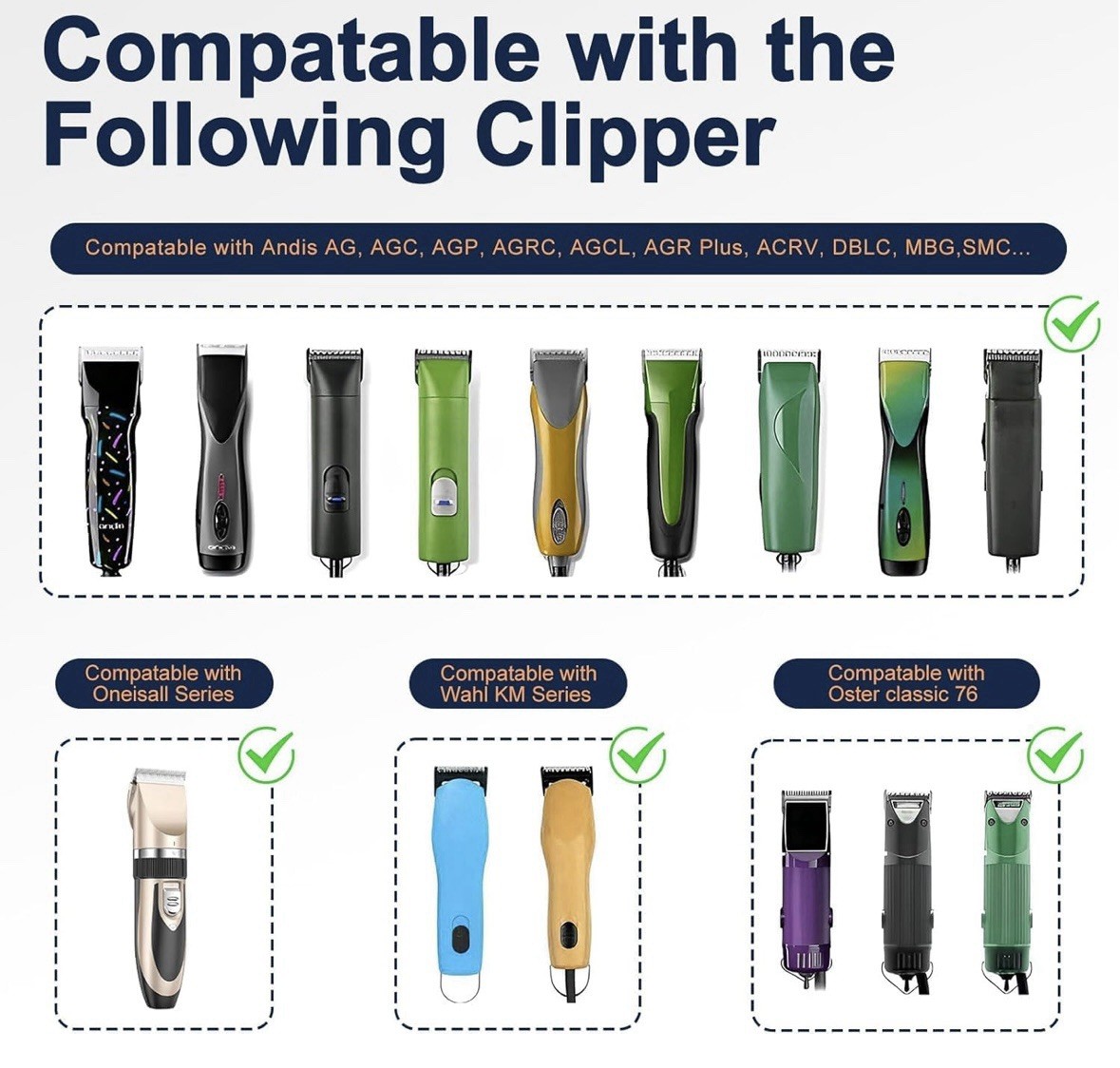 Clipper Blades Pet Grooming Clipper Replacement Blades Detachable Blade