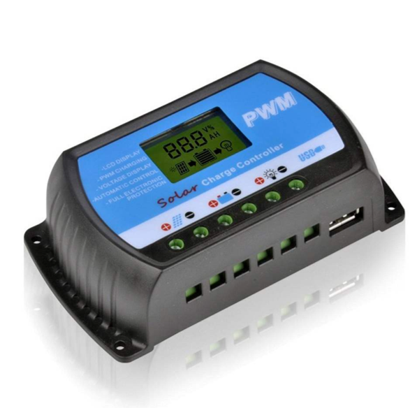 PWM RTD1210 10A + USB 12V/24V SOLAR CHARGE CONTROLLER *D19