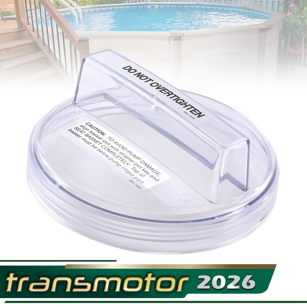 Fit For 3 Different Pumps Embassy/use Clear Plastic Pool Pump Strainer lid