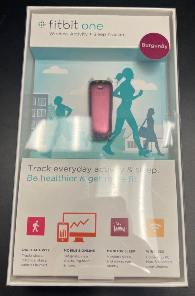 Fitbit One Wireless Activity Tracker - BURGANDY (FB103BY)