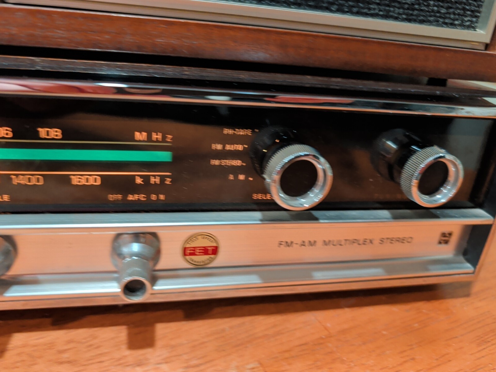 Near Mint Panasonic RE-7670 Stereo Receiver With Original Panasonic Speakers Set