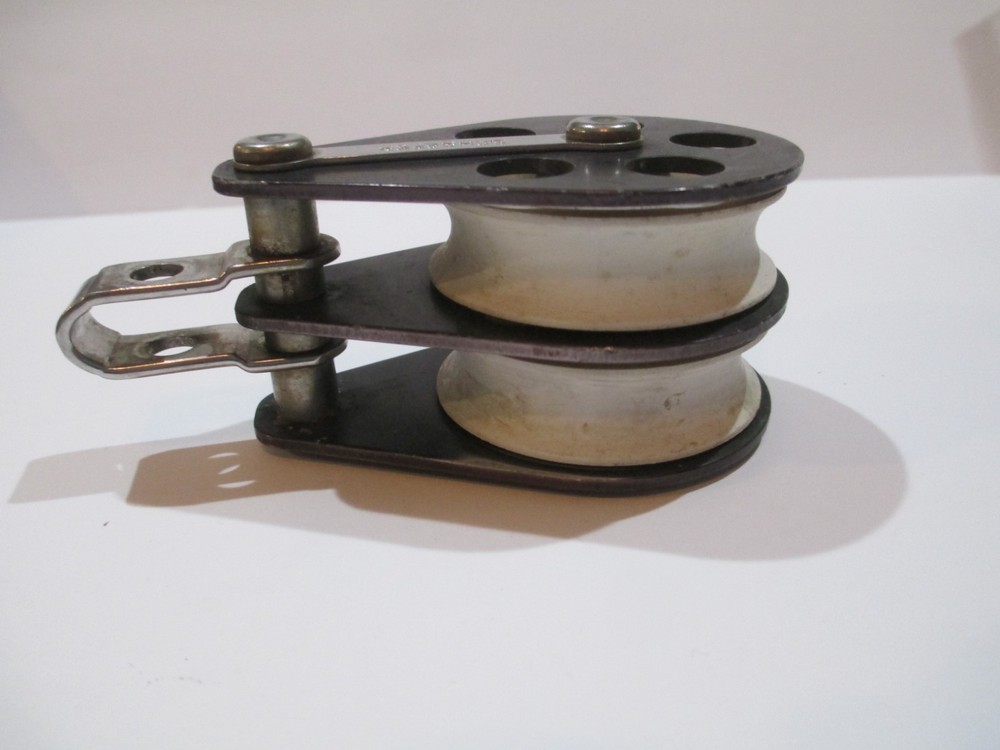 Schaefer 2 1/8" DOUBLE BLOCK Sailing Rigging Pulley 33B21