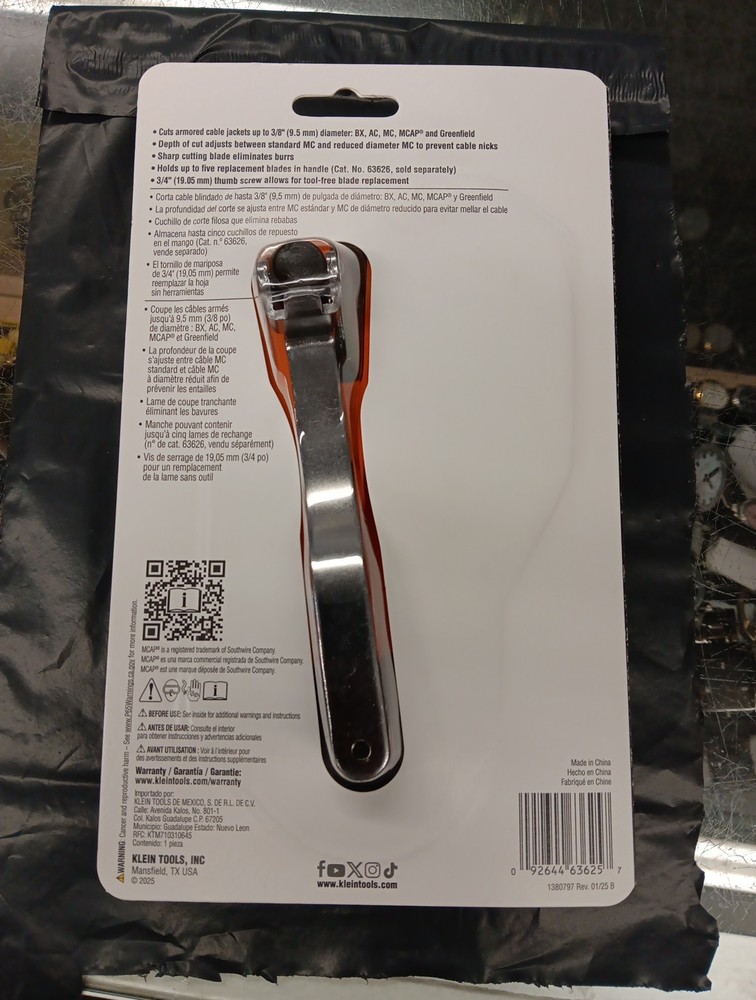 Klein Tools Mc Cable Cutter