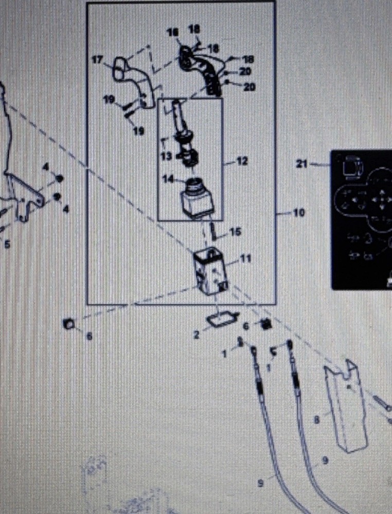 JOHN DEERE Multi-Functional Controller SJ22456 Dual SCV