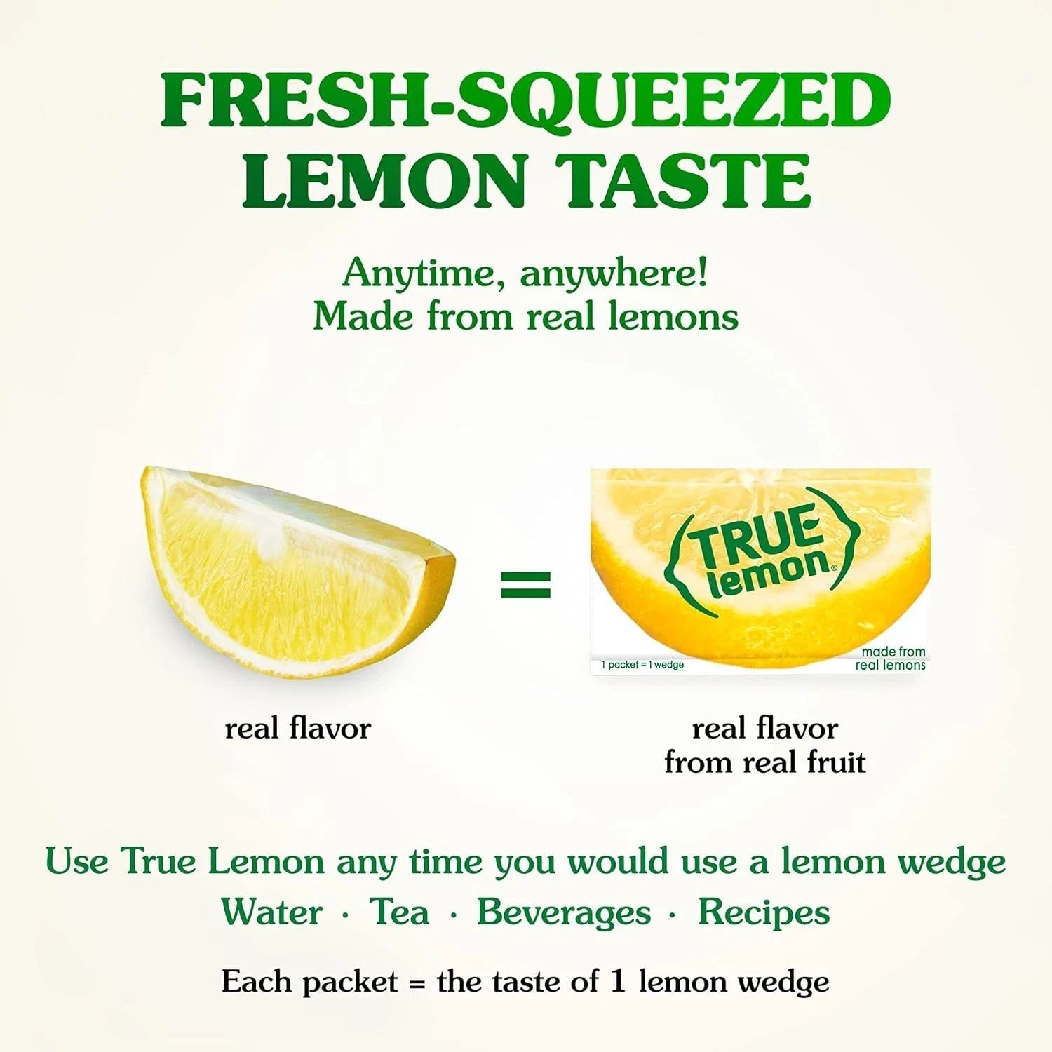 True Lemon 500ct sugar-free 0-calorie lemon water enhancer packets