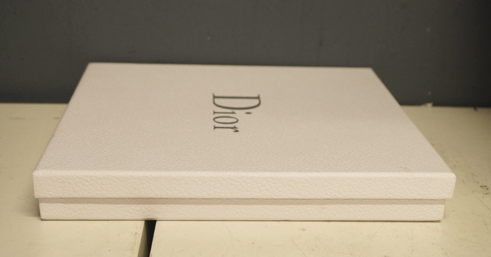 Dior White Gift Box SET (3) With Bow, Tissue, Ribbon
