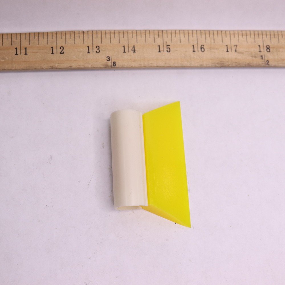 Tube Squeegee Yellow 3-1/2"