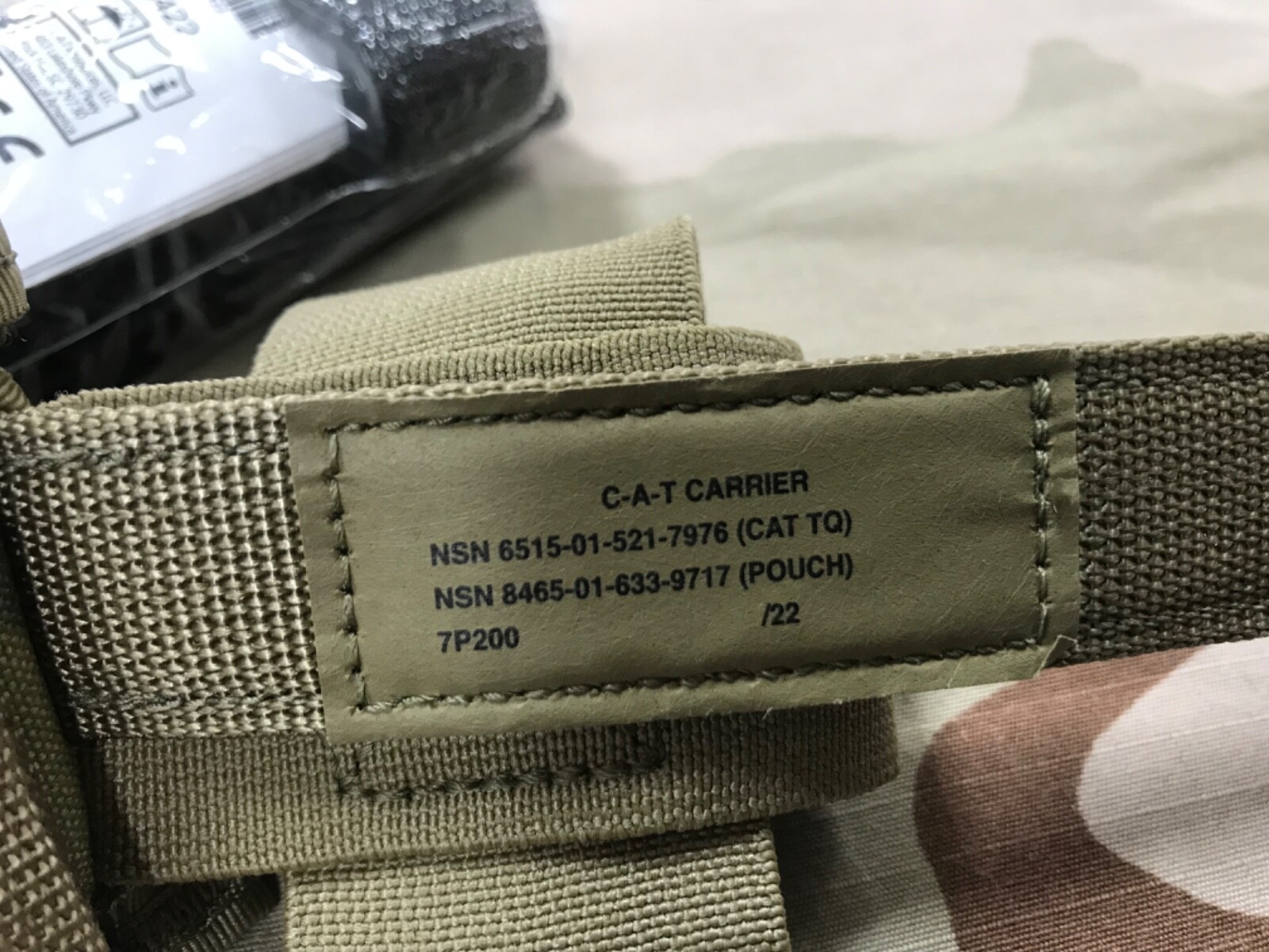 North American Rescue Combat Application Tourniquet CAT Gen 7 with OCP Pouch
