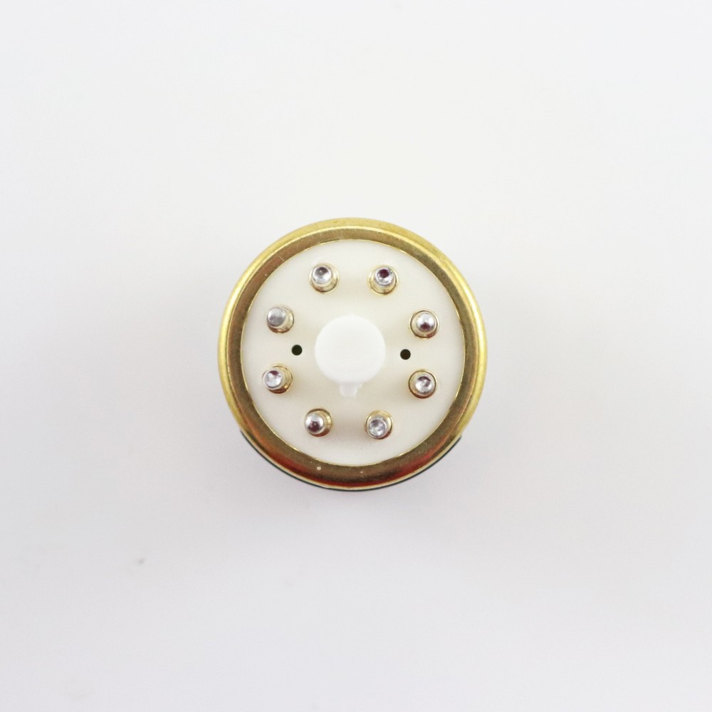 One Gold plated 6E5C to EM34 Vacuum tube convert socket