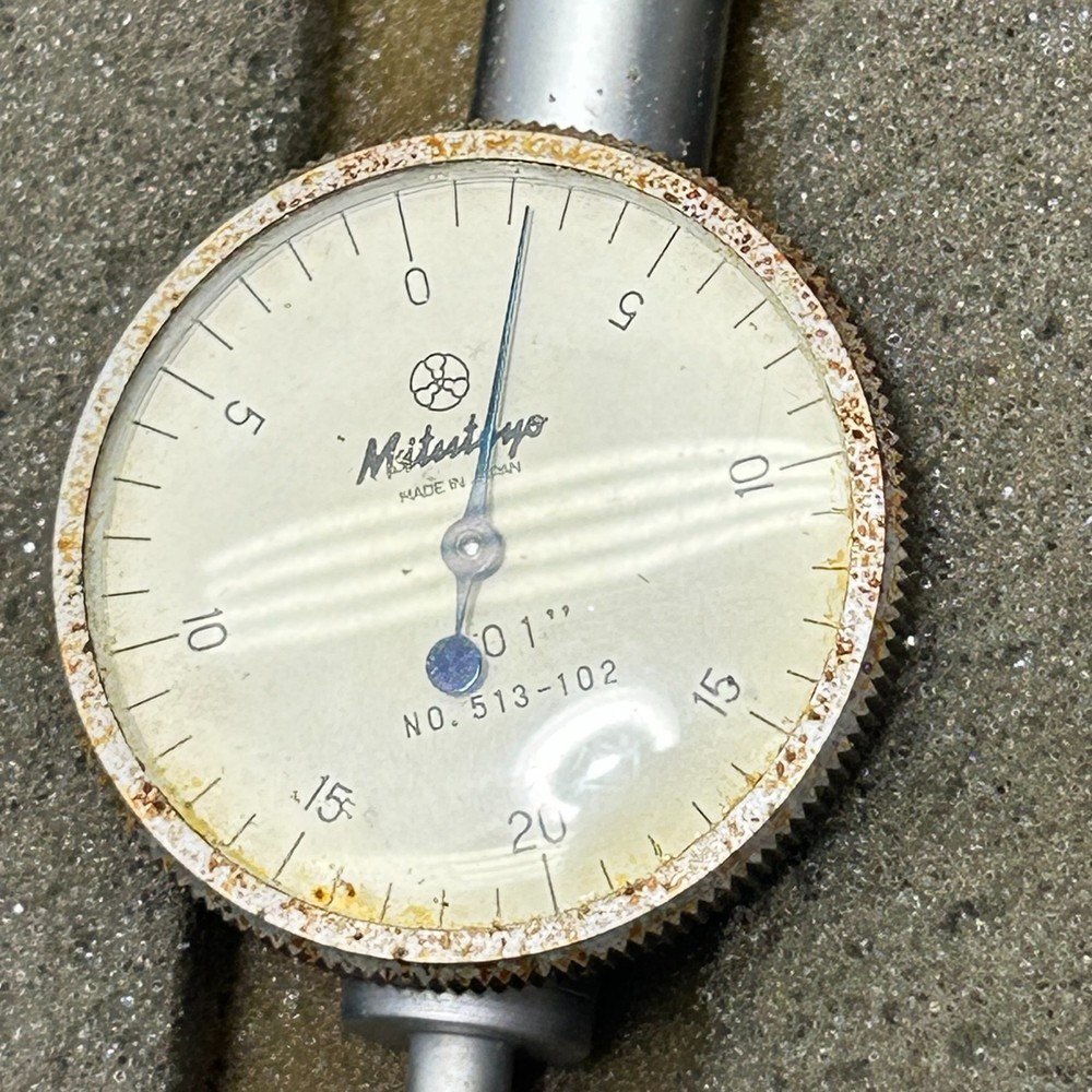 Mitutoyo No.513-102 Dial Test Indicator Workshop Precision Measuring Instrument
