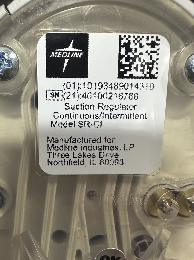 MEDLINE SR-CI Medline Continuous/Intermittent Suction Regulator, RTACIBCM