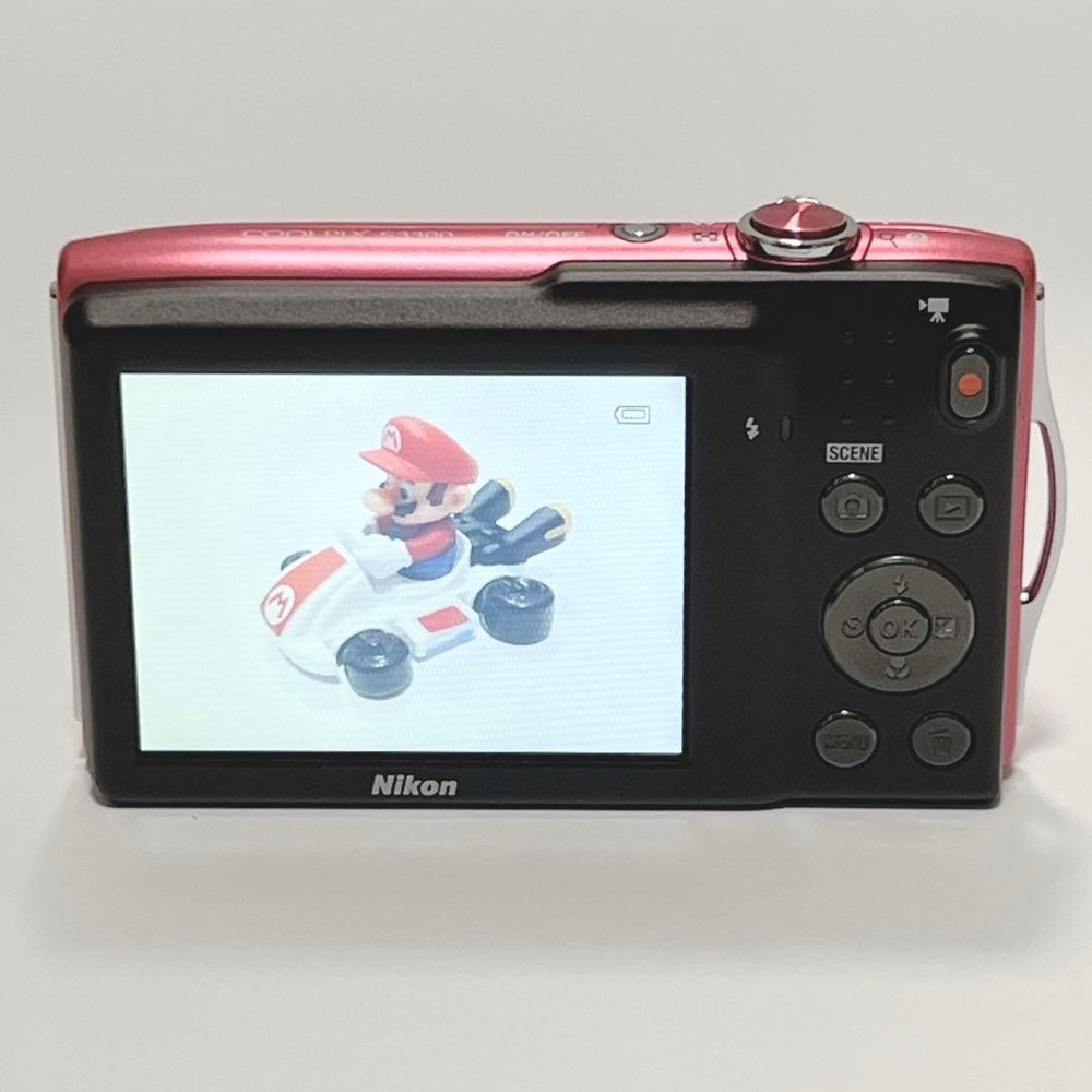 Nikon Coolpix S3300 Pink Compact Digital Camera Excellent Condition