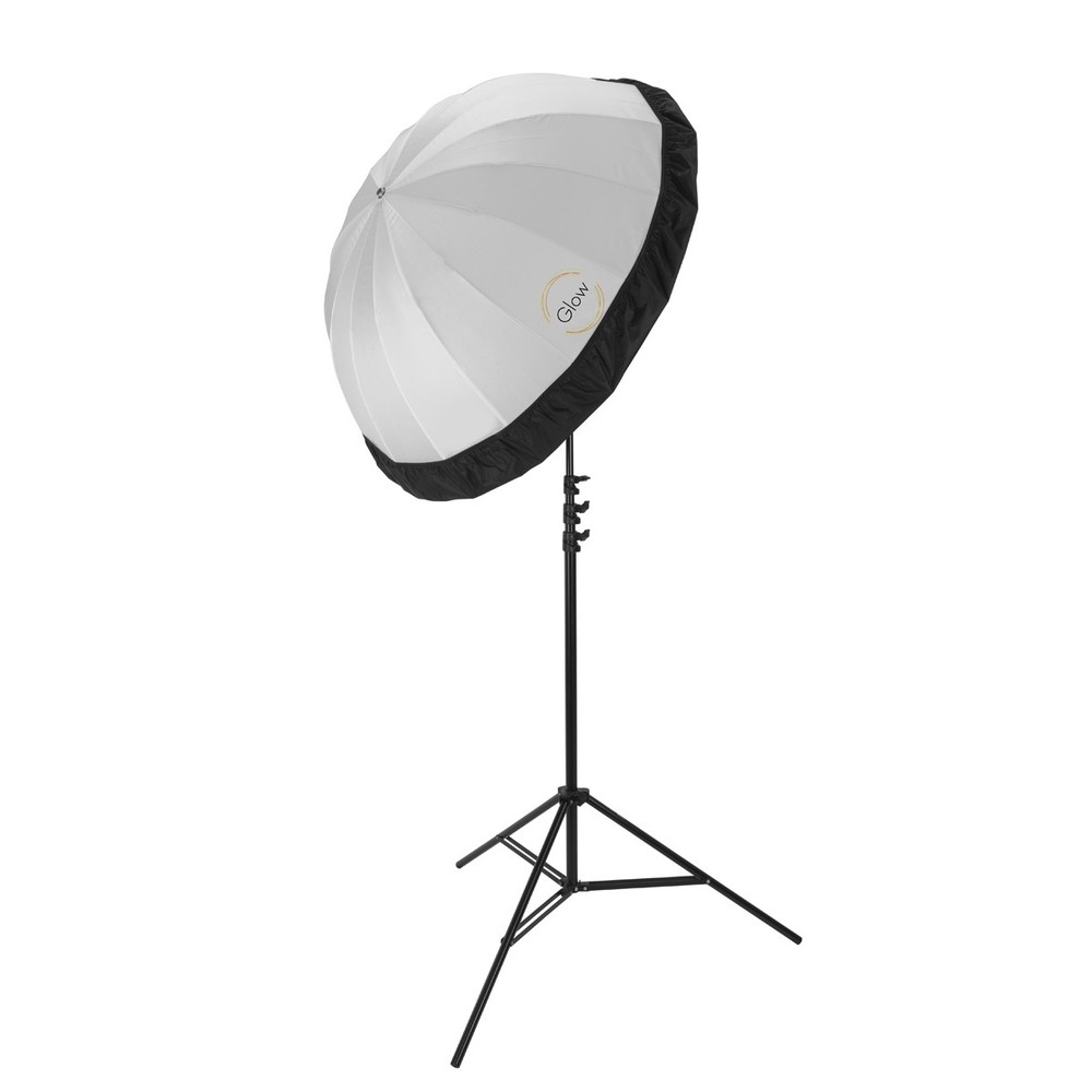 Glow Easy Lock 51" Translucent Umbrella Black Panel