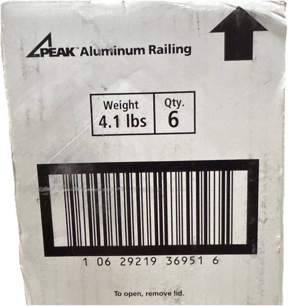 PEAK Aluminum Railing - horizontal angle Bracket Kit - 6 Pack - #36951