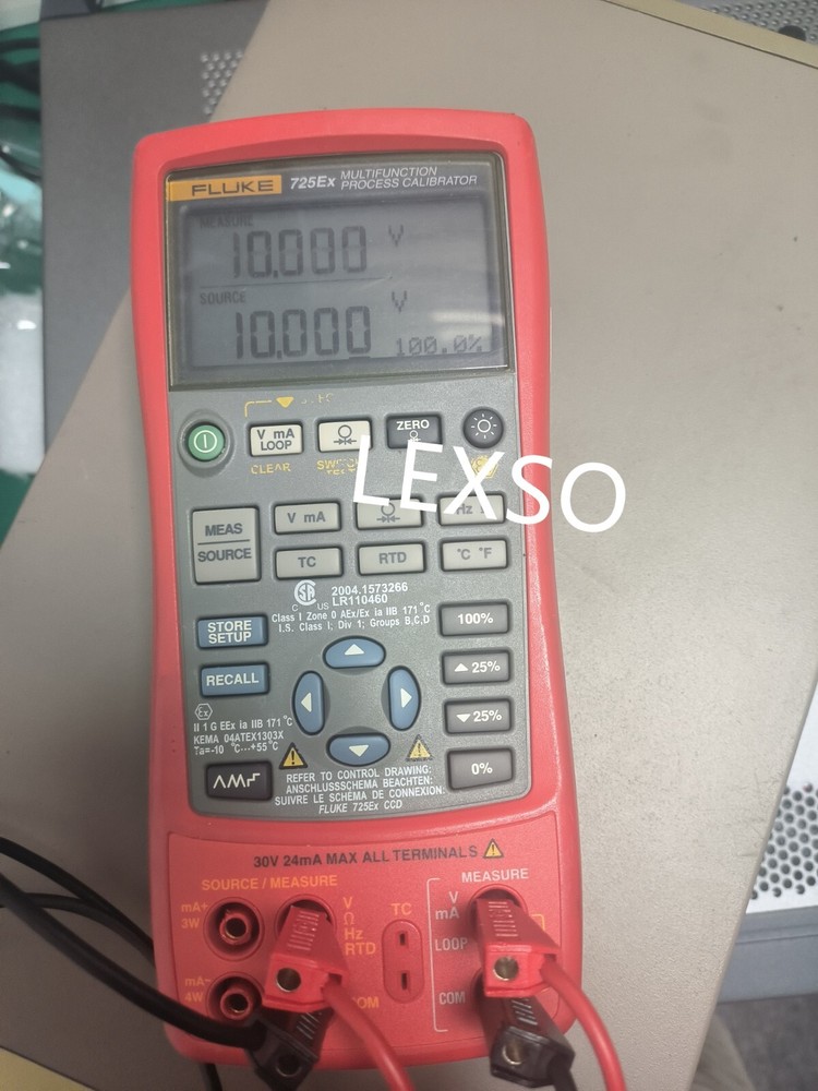 Fluke 725EX Multi-Function Process Calibrator Fluke725EX USED