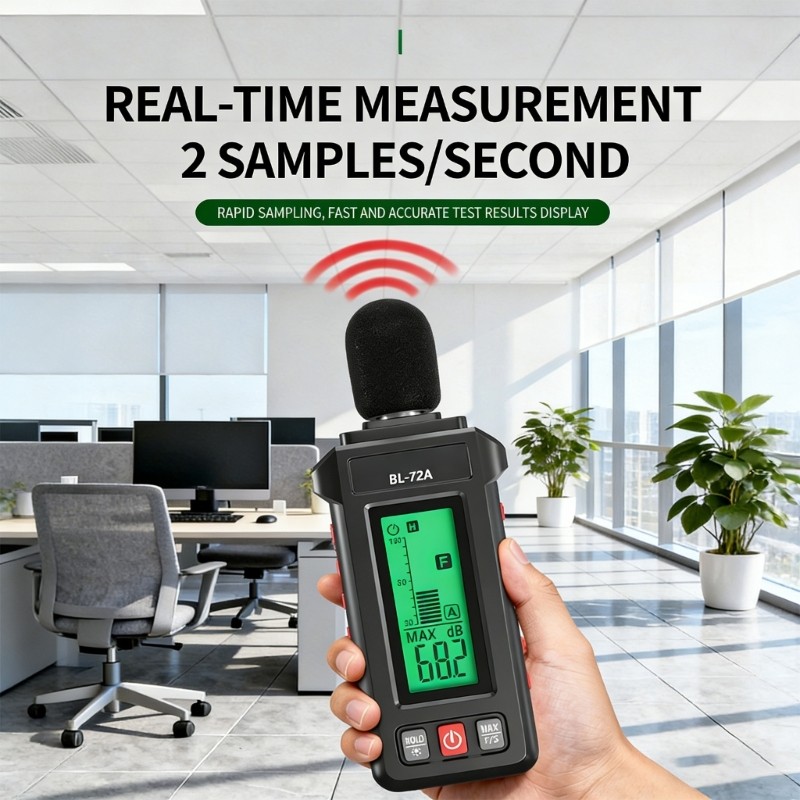 Handheld Decibel Reader For Acoustics Engineering And Environmental Assessment
