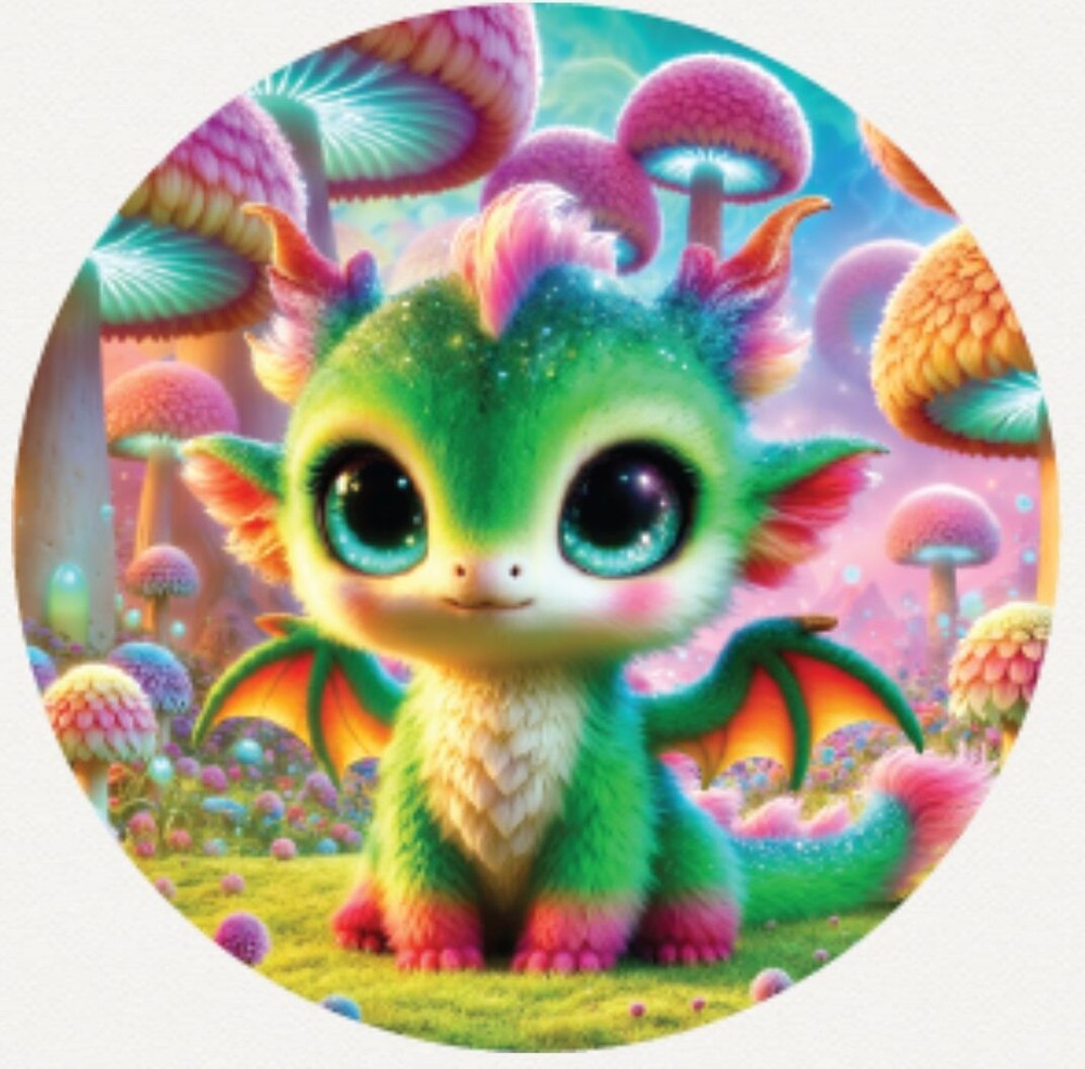 Hayleybug 1/10th oz Mushroombright Hatchling Silver Round