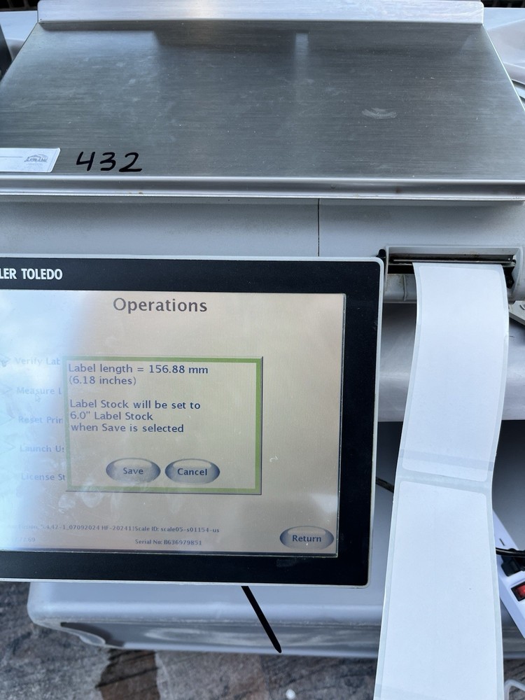 Mettler Toledo UCCW Digital Scale w/ Printer. Works Great Needs Programing