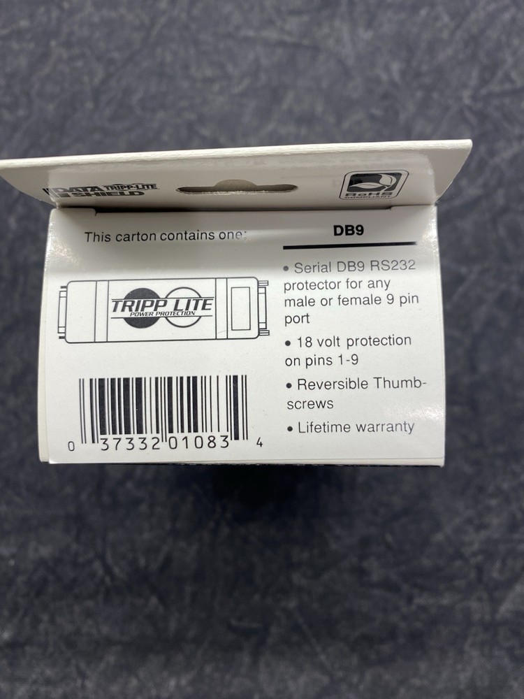 Tripp-Lite Network Surge Suppressor DB9 Data Shield ￼