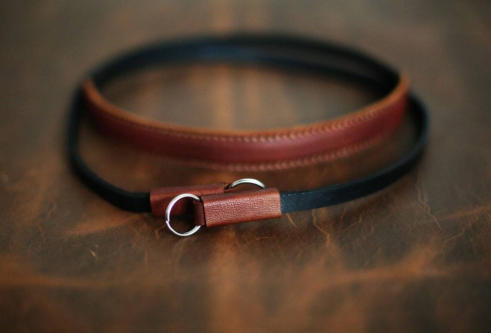 Handmade leather reduce pressure camera strap thicken shoulder widened windmup