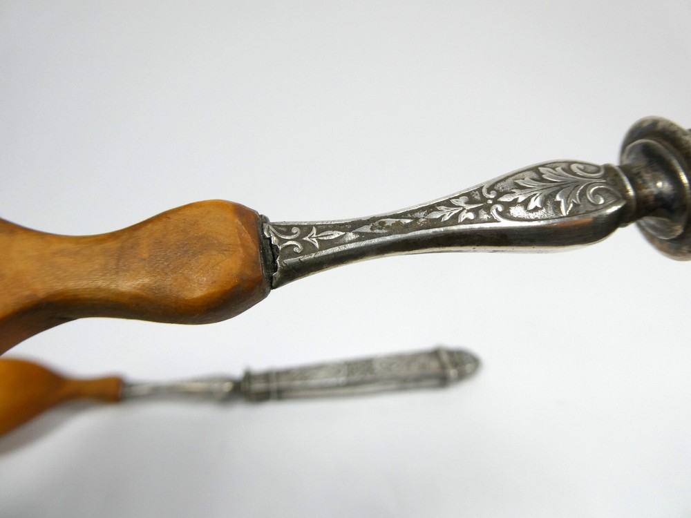 Silver Cutlery Salad Cutlery Circa 1850