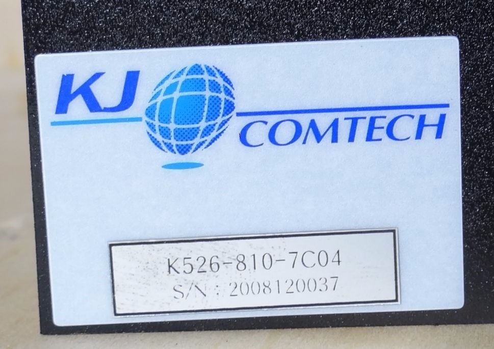 KJ COMTECH BANDPASS FILTER MODEL K526-810-7C04