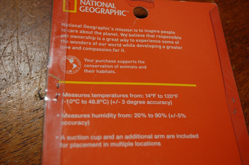 National Geographic Digital Thermometer & Hygrometer