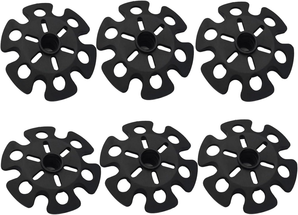6Pcs Walking Stick Tips, Replacement Rubber Tips for Walking Sticks, Trekking Po