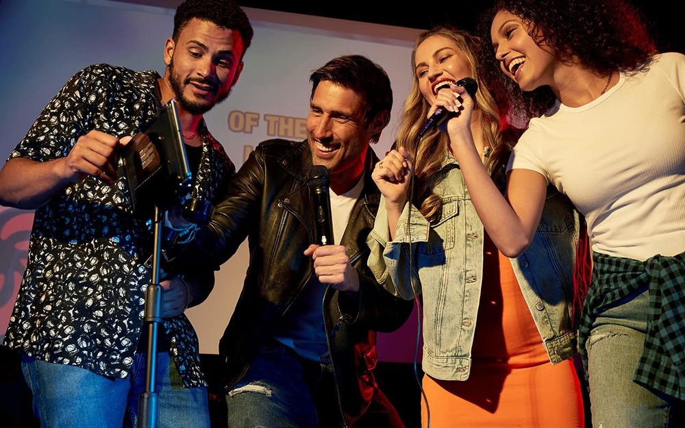 Singing Machine SingCast MAX Bluetooth Video Casting Karaoke Machine, Party Spea