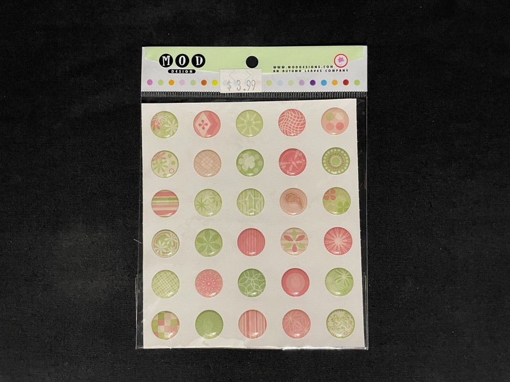 MOD ASSORTED SS PAPERS, DIE CUTS AND EPOXY DOTS