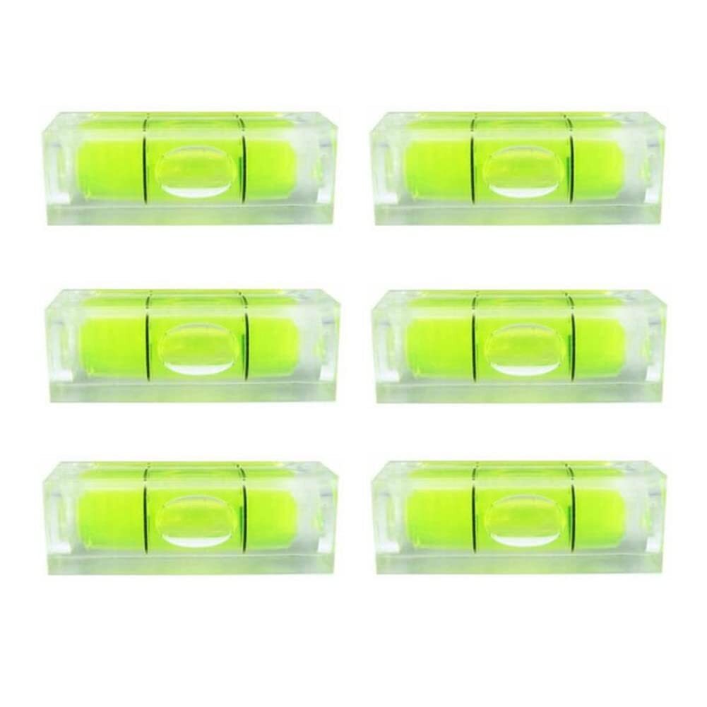 6pcs Small Bubble Level Mini Square Bubble Spirit Levels Leveling Tools New