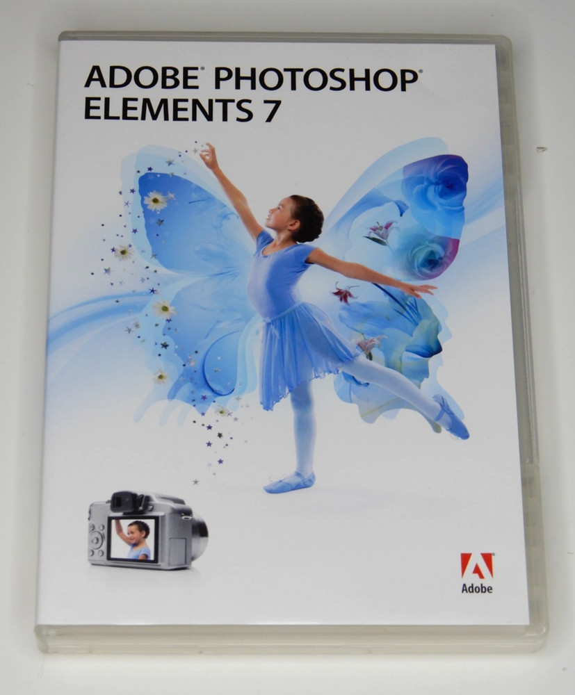 Photoshop Elements 7 (Windows PC,  2008) Includes Serial Key