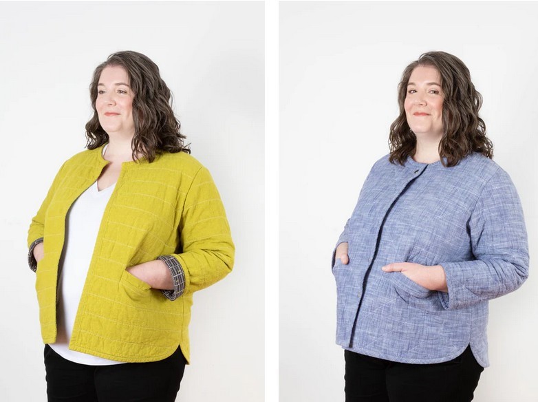 GRAINLINE STUDIO "TAMARACK JACKET" Size 14-32 Printed Sewing Pattern