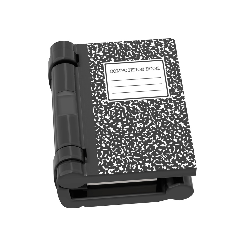 Composition Notebook  - Minifig Scale Accessory - Custom Printed - Brick City