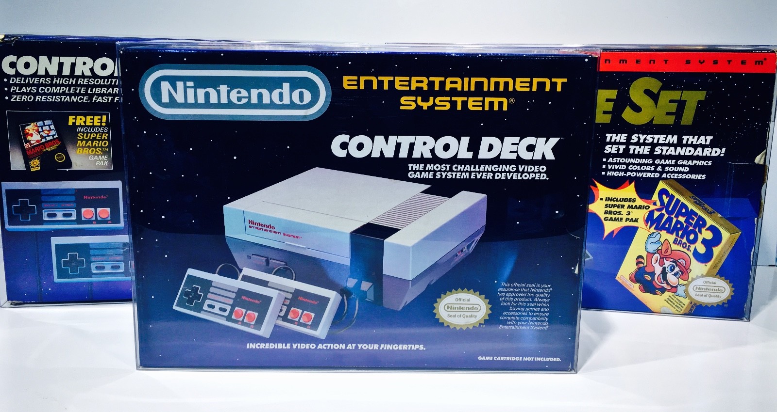1 Console Box Protector For NES CONTROL DECK / CHALLENGE SET Nintendo Boxes