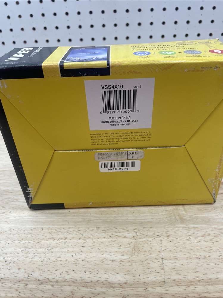 VIPER Smart Start VSS4X10 Remote Starter kit
