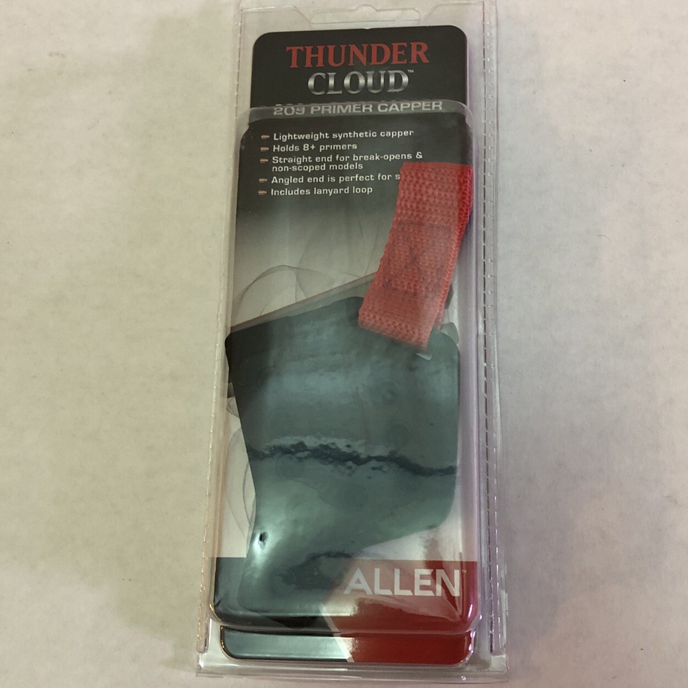 Thunder Cloud 209 Inline Muzzle loader Primer Capper by Allen, holds 8+ Primers