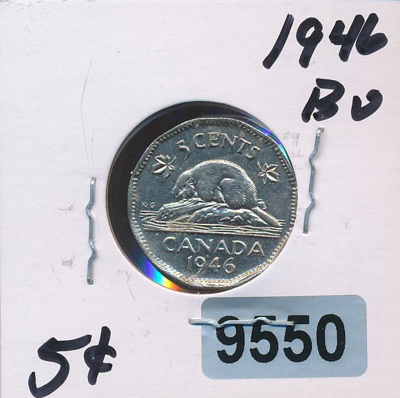 CANADA - 5 CENT  - 1946 - CHOICE BU - #9550