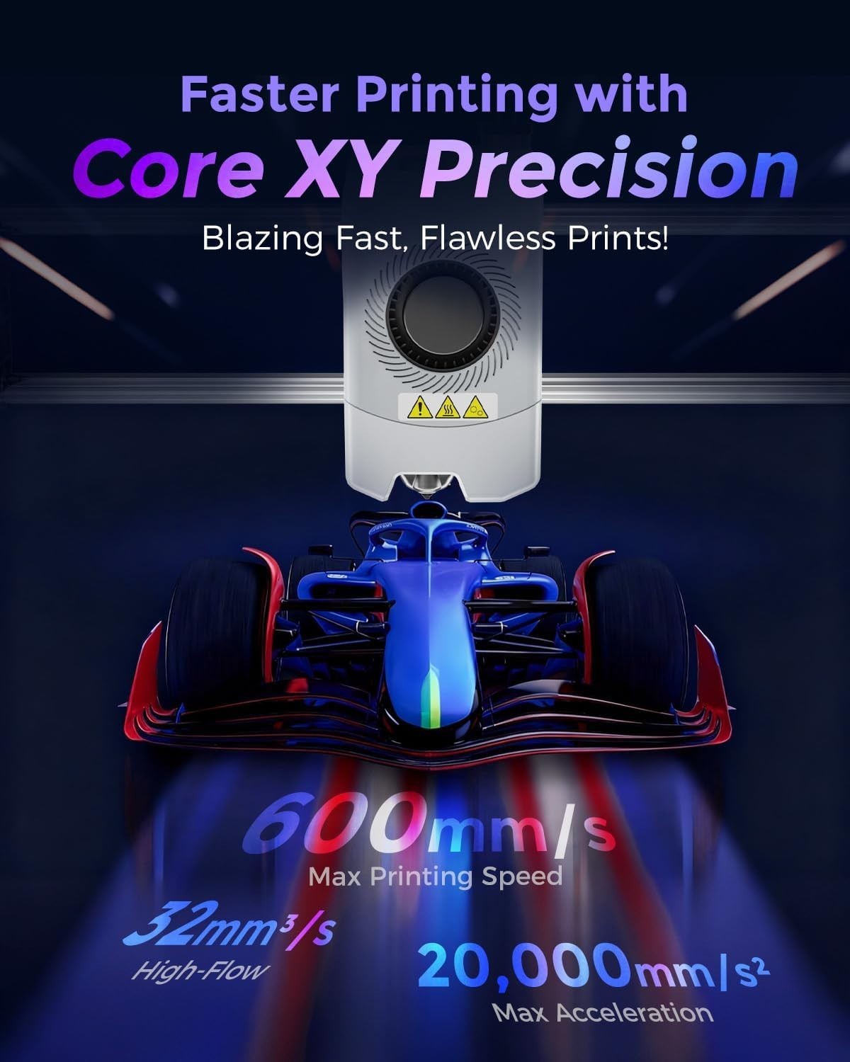 FLASHFORGE AD5X Multi-Color 3D Printer w/ IFS Max 600mm/s High Speed Printing US