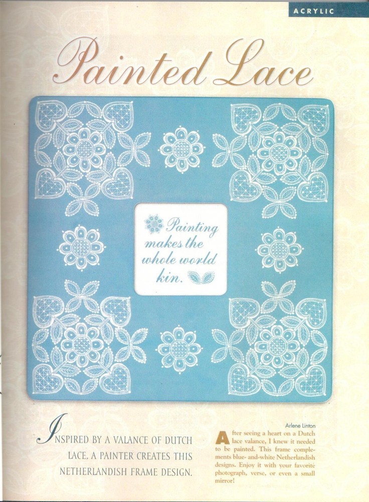 The Decorative Painter Magazine Summer 2008 Back Issue 2 Painting Patterns