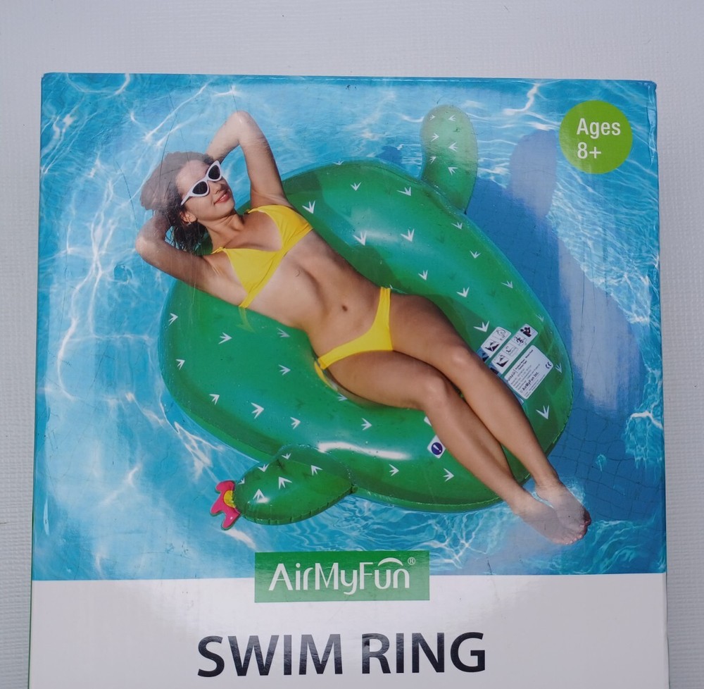 Cactus Swim Ring Pool Floatie Float