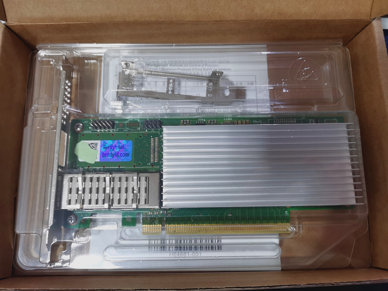 Intel E810-CQDA1 1 Port QSFP28 E810CQDA1G2P5 Eth Network Adapter