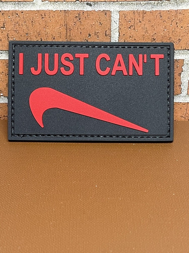 PVC Tactical Morale Patch, I Just Can't Patch, Funny Meme Gun Patch