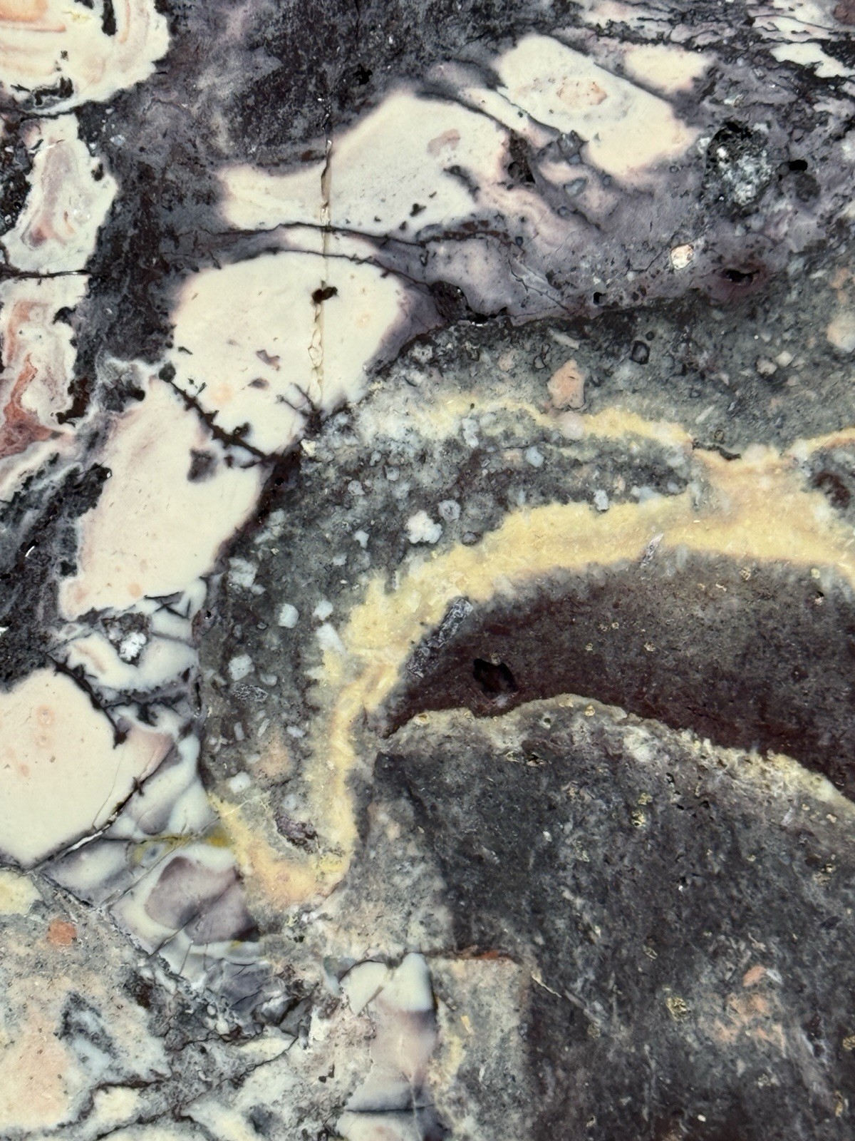 SCIFI PORCELAIN EXOTICA JASPER SLAB - UNPOLISHED Lapidary Rough Rock Mineral