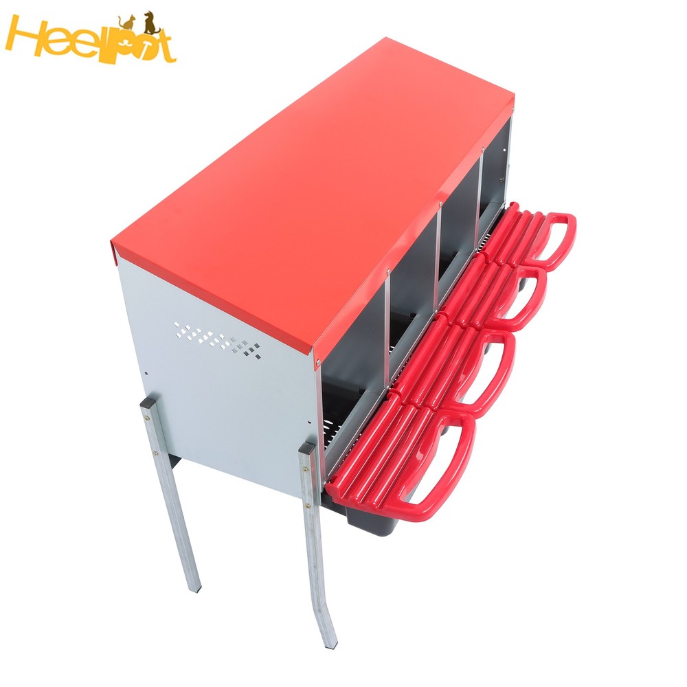 4 Hole Compartments Nesting Box High Quality Materials Chickens Egg Laying Box