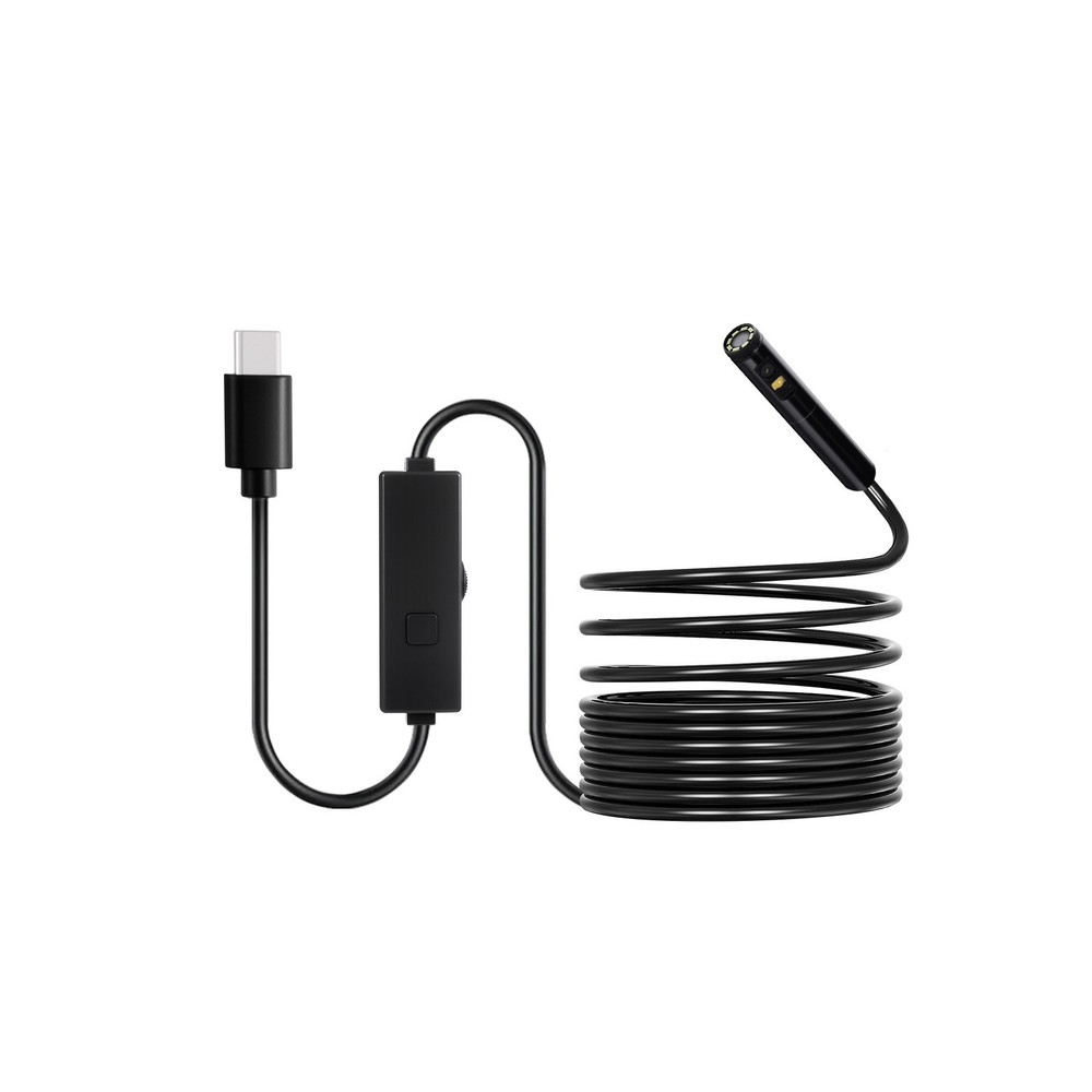 Dual Lens Borescope Endoscope Camera for Android IOS & 16.4FT Snake Cable