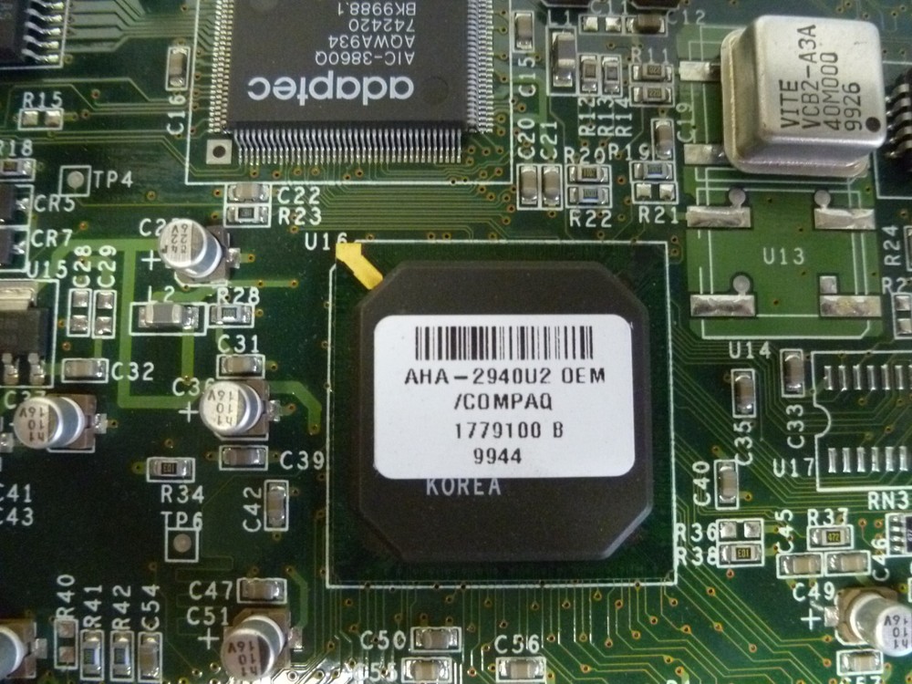 ADAPTEC AHA-2940U2 EOM/COMPAQ SCSI RAID CONTROLLER CARD